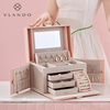 VLANDO birthday gift for girlfriend jewelry box wedding gift for bride storage box jewelry box high-end jewelry box
