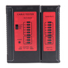 Network cable tester, network tester, engineering rj45 network port battery on-off intelligent check, basic black and white line tester + 9V battery