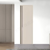 New bedroom door environmentally friendly carbon fiber technology wooden door interior door solid wood composite paint-free door light luxury simple door sound insulation set door customization molded model TQ-110 khaki gray/starry sky gray top set door (solid wood board filling + upgraded thickening one-piece set)