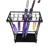 Umbrella stand hotel lobby floor-standing creative umbrella bucket iron umbrella storage rack hanging umbrella stand 36 holes 32 hooks bronze bold and enlarged