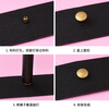 Outstanding metal double-sided rivet buckle belt belt handmade diy shoe leather goods buckle cap nail gold decorative accessories hand-knocked butt round bumper nail double-sided rivet 6x6mm inner height 4mm suitable for 3-4mm thickness silver 10 sets plus installation tools