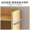 Haosenmeng bookshelf storage rack floor-standing simple multi-layer bedroom bookcase storage cabinet narrow slit corner wall small storage shelf six-layer model oak color 30*24*180cm
