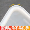 Plastic water tank square bucket thickened water storage large rectangular fish tendon soaked in tiles clothing factory turnover box beef tendon material thickened type 2000 (white without cover)