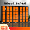 Supermarket Electronic Bag Storage Cabinet Smart Locker Mobile Phone Locker Barcode Fingerprint Scan Code Face Recognition WeChat Cabinet 12 Doors Fingerprint Model