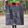 RSRDDY large black plastic bag thickened vest bag clothing packing moving bag 1 45 pieces 75*97 thickened large