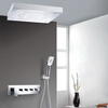 Guduo GDOU bathroom wall-mounted concealed shower rain waterfall multi-functional top spray constant temperature shower set 86497