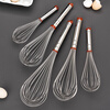 Shuyu British 304 stainless steel egg beater manual mixing stick small egg mixer egg pump home baking mini 14-inch 304 stainless steel egg beater
