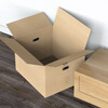 Qingye wood moving carton office carton with buckle handle 60*40*50cm 5 pieces
