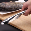 Dipur 304 stainless steel fish scale scraping artifact multi-functional fish belly knife scaling brush special fish killing knife to remove fish scales artifact