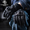 Alien Snail T3 Gloves Carbon Fiber Anti-fall Anti-Slip Men's and Women's Four Seasons Breathable Motorcycle Racing Motorcycle Riding Equipment T2 Black XL