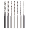 GONGYU 2.35 handle twist drill dental machine small drill bit super hard alloy steel extended olive core wood carving beads drilling tool twist drill 0.5-2.2mm complete set of 8 2.35 rods