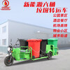 Zhongxiangyun electric garbage truck property community garbage removal truck 6-barrel garbage transfer truck sanitation truck cleaning equipment electric garbage can transfer truck (6 barrels)