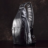 Vinnie bag genuine leather men's bag cowhide chest bag sports bag retro shoulder bag men's bag casual crossbody bag black