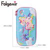 Folgemir pencil case, pressure-resistant and fall-resistant unicorn multi-functional waterproof pencil case, women's Macron pink pencil case
