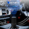 Figo8 car negative ion ozone air purifier car removes formaldehyde, smoke, odor, haze, new car gift for men and women, space black (negative ions + ozone + UVC)