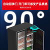 XINGX Freezer Vertical Display Cabinet Refrigerated Fresh Cabinet Air-cooled Frost-Free Wine Beverage Vertical Freezer Refrigerator Beer Beverage Commercial High-end Wine Cabinet KTV Bar Convenience Store Double-door 690-liter copper tube丨True air-cooled frost-free丨Rebound door