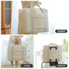 Aiman Travel Bag Unisex Portable Foldable Bag Large Capacity Luggage Bag Thickened Storage Organizer Bag Handbag Third Generation Khaki 44*17*35 Large Size