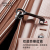 DELSEY Trolley Case Women's French Suitcase 24-inch PC Material Capacity Ambassador Password Box Checked Luggage