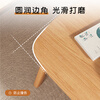 AEY folding coffee table living room home simple small apartment solid wood side table free installation easy storage small table 80*50cm