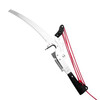 Tuli high branch shears, high branch saws, telescopic high altitude pruning shears, fruit picking shears, greening shears, fruit tree saws, branch scissors, garden tools, reinforced oval pole, 5.5 meters, 5 sections, sent by Shunfeng
