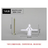 Meila gypsum board expansion screw aircraft expansion tube plastic rubber plug expansion plug hollow brick special butterfly type self-tapping expansion nail aircraft type expansion tube + screws 50 sets