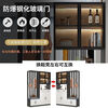 Meijialang light luxury entrance cabinet and shoe cabinet integrated modern minimalist living room screen entrance partition cabinet multi-functional wine cabinet storage cabinet left stool to carry goods upstairs 80 gray-high praise with light-E style including installation