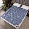 Mosu thickened mattress bedding soft cushion 1.8m bed mattress 1.5 double 0.9m single student dormitory home tatami printed crown gray 0.9x2.0m bed thin / about 4 pounds