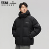 Yaya Sun Yingsha's same style 2025 winter new men's hooded down jacket casual 90 New Year's warm men's and women's same style jacket