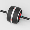 FEEBO Feibo Abdominal Wheel Automatic Rebound Abdominal Muscle Wheel Intelligent Counting Silent Abdominal Roller Giant Wheel Abdominal Strengthening Abdominal Roller Burgundy Shock Absorbing Type