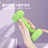PROIRON plastic-impregnated dumbbells for men and women, home dumbbells, fitness dumbbell set, macaron green 3kg*2