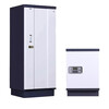 Yueyue Shang Anti-magnetic cabinet 4-drawer mechanical lock disk fire-proof and moisture-proof anti-magnetic safe anti-magnetic information safety cabinet 525*480*1100MM YYS-FCG-018
