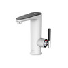 Feiyu Electric Hot Faucet Instant Hot Kitchen Rapid Heating Faucet Instant Hot Small Kitchen Treasure Electric Water Heater Bathroom Basin Instant Hot Faucet Classic Basin Model BP130 White (High Temperature Alarm/Free Installation)