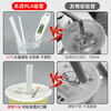 Degradable PLA straws disposable independent packaging coffee milk tea thick tube polylactic acid hot drink tube high temperature resistant PLA23 kraft paper large straws 10