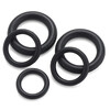 Jinggong (JINGGONG) nitrile rubber o-ring sealing ring o-shaped rubber ring oil seal sealing ring waterproof and high temperature resistant black gasket outer diameter 17*wire diameter 1.5 (50 pieces)