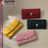 Woodpecker (TUCANO) first-layer cowhide inside and outside 2024 new fashion wallet women's long genuine leather large capacity hand wallet mobile phone temperament burgundy