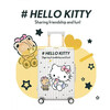 Ginza Hello Kitty co-branded high-looking aluminum frame box Chinese Valentine's Day gift universal wheel large capacity suitcase crystal powder-butterfly perfume 20 inches