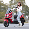 Kunhao Jirang Sabretooth Tiger new scooter 150cc fuel vehicle men's and women's scooter red (Handa engine) + guardrail