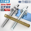 Fengji national standard 304/316 stainless steel chemical anchor chemical expansion bolt inverted cone chemical screw M8M10M12M16 2205 chemical bolt + agent M30*380 1 set