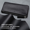 Woodpecker (TUCANO) blue leather men's genuine leather zipper small wallet long cowhide Valentine's Day new women's trendy small handbag black