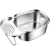 Olodo Germany kitchen sink filter 304 stainless steel dishwashing sink filter anti-clogging sink drain drain net triangular water filter basket elegant black