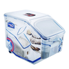 LOCK&LOCK plastic grain rice bucket sealed storage rice box 12 liters (can hold 10kg rice) with pulley and free measuring cup