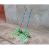 Yue Changsheng new clean soft plastic wire sanitation bamboo large broom road school woven bag broom outdoor road property yard wooden stick plastic head plastic wire large broom 5