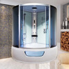 Wulang Machinery (can be installed on the door) shower room bath shower room with bathtub bathroom bathroom sauna room integrated bathtub 150*150*220cm white without steam