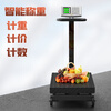 Yongcai weighing electronic scale commercial wheel scale household floor-standing large platform scale hand push roller precision electronic scale foldable electronic pig scale industrial logistics floor scale 500 kg extra thick thick bracket 45*60 table wheel scale