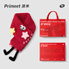 PRIMEET Paimi Winter Plush Scarf Women's 2025 New Year Gift New Cartoon Cute Red Warm Scarf