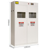 JINGDUN gas cylinder cabinet explosion-proof cabinet laboratory factory compressed gas storage safety cabinet gray and white three-bottle cabinet