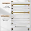 Kyoto Bird small basket radiator household water heating copper-aluminum composite bathroom kitchen radiator centralized self-heating wall-mounted towel rack Copper-aluminum flagship model-sand silver gray-400 center distance height 60 cm