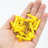 Bingyu small yellow croaker plastic expansion tube expansion screw rubber plug bolt expansion plug self-tapping screw set 6*40mm (60 sets) BH-213
