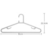 Camellia large clothes hanger non-slip clothes hanger 50cm clothes hanger clothes drying rack clothes support hanger 5 pieces