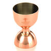 BarflyM37098CP Heavy Duty Straight Rim Bell Measuring Cup 25ml x 50ml Copper